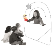 Image de Marionnettes, le petit chaperon rouge et les 3 petits cochons