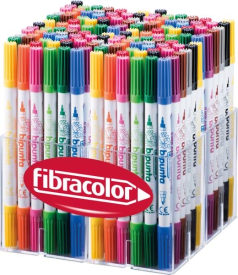 Image de Marqueurs double pointe Bipunta, classpack de 144