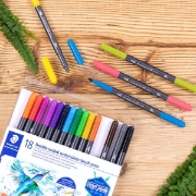 Image de Marqueurs-pinceaux Staedtler Marsgraphic duo