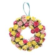 Image de Mini rose en papier, les 30