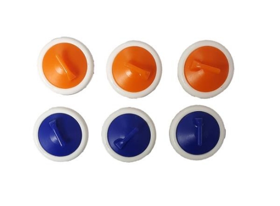 Image de Palets de curling, set de 6