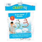 Image de Mobiles serpents en spirale en carton