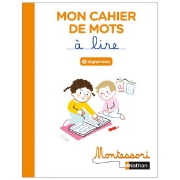 Image de Montessori - Mon cahier de mots à lire - Digrammes