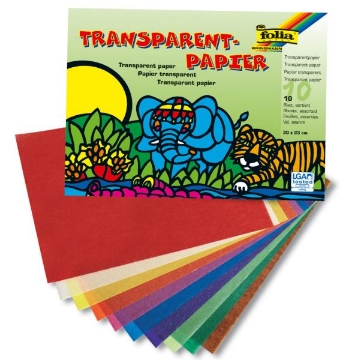 Agrandir l'image de Papier vitrail 20 x 30 cm, les 250 feuilles assorties Image de Papier vitrail 20 x 30 cm, les 250 feuilles assorties