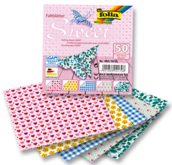 Image de Papier pliage Sweet 15 x 15 cm