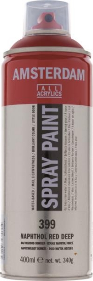 Image de Peinture acrylique Talens Amsterdam rouge naphtol en spray 400 ml