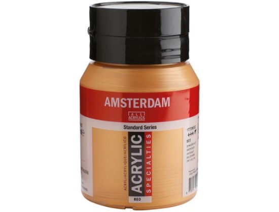 Image de Peinture acrylique Amsterdam 500 ml or foncé