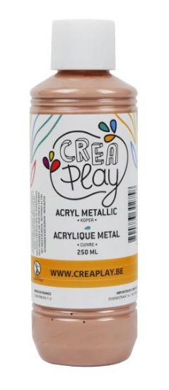 Image de Peinture acrylique métal 250 ml cuivre