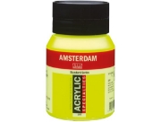 Image de Peinture acrylique Amsterdam 500 ml Jaune Fluo