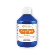 Image de Peinture acrylique mate Rainbow 500 ml bleu foncé