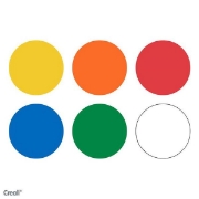 Image de Peinture aux doigts Creall, set de 6 x 250 ml