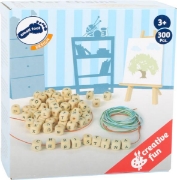 Image de Perles cubes lettres en bois - Lettres alphabet, les 300
