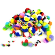 Image de Pompons tricolores