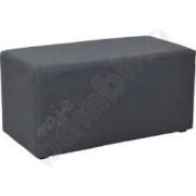 Image de Pouf Inflamea double gris foncé