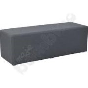 Image de Pouf Inflamea triple gris foncé