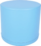 Image de Pouf rond bleu Ø 50 cm