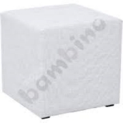 Image de Pouf Inflamea simple gris clair