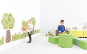 Image de Pouf rond vert Ø 50 cm