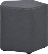 Image de Pouf Inflamea à 5 côtés, gris foncé