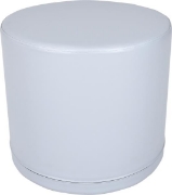 Image de Pouf rond gris Ø 50 cm