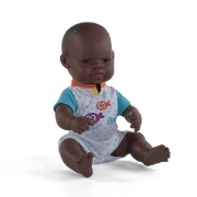 Image de Poupée garçon africain, 32 cm