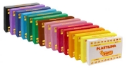 Image de Pâte à modeler Plastilina, les 15 pains de 350 gr.