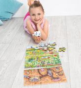 Image de Puzzle de sol, la prairie fleurie