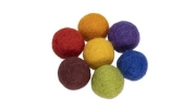 Image de Boules de feutre arc-en-ciel, 240 pièces
