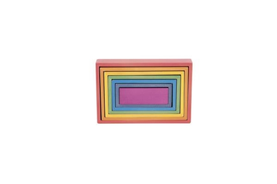 Image de Rectangle de construction arc-en-ciel