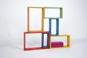 Image de Rectangle de construction arc-en-ciel