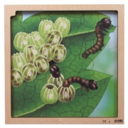 Image de Puzzle Le cycle de la vie du papillon