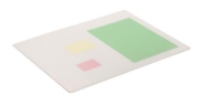 Image de Sous-main transparent et bords arrondis - 53 x40 cm