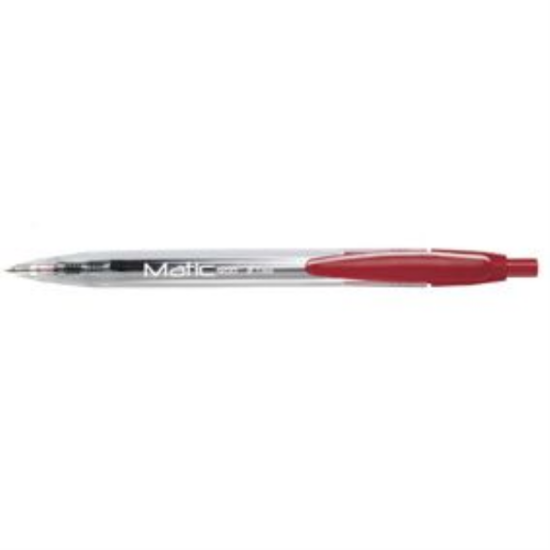 Image de Stylo bille rétractable rouge