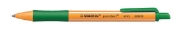 Image de Stylo-bille neutre en carbone Stabilo pointball, vert
