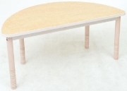 Image de Tablette antibruit Plus demi-ronde - 60 x 120 cm verte