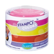 Image de Tampon encreur set 2 : vert, rose, violet, brun