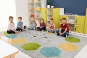 Image de Tapis à motifs hexagonaux, 12 places