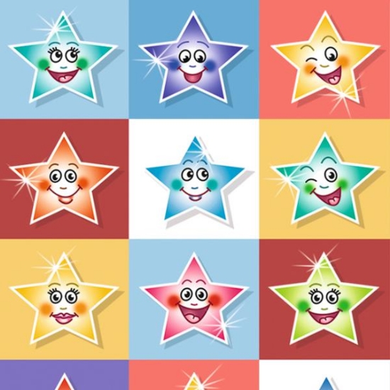 Image de Étiquettes récompenses : étoiles
