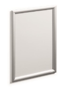 Image de Vitrine affiche A3 clipsable aluminium, Argent métallisé