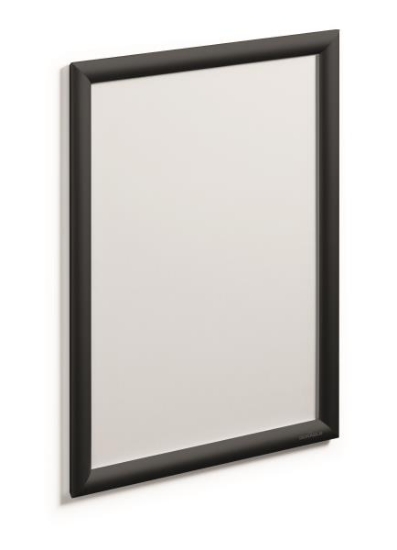 Image de Vitrine affiche A3 clipsable aluminium, Noir