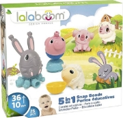 Image de Lalaboom, animaux de la ferme, 25 pièces