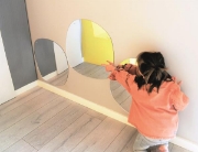 Image de Miroir de sécurité, cercle asymétrique