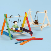 Image de Bâtonnets ronds en bois 30 cm, les 90