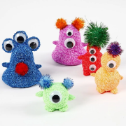 Image de Foam Clay scintillante, les 10 pots