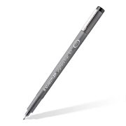 Image de Feutres noirs à pointe calibrée Staedtler 308, étui de 6