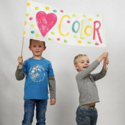 Image de Pinceaux plats pour enfants, emballage scolaire de 30