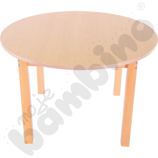 Image de Table ronde érable diam. 120 cm - H 59 cm