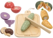 Image de Légumes à couper en bois