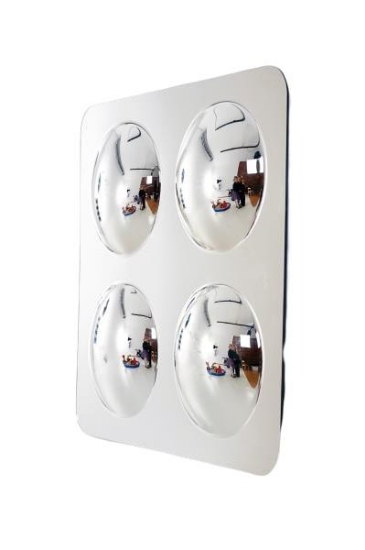 Image de 4 miroirs déformants convexes
