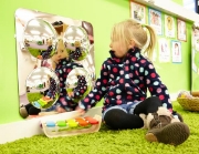 Image de 4 miroirs déformants convexes